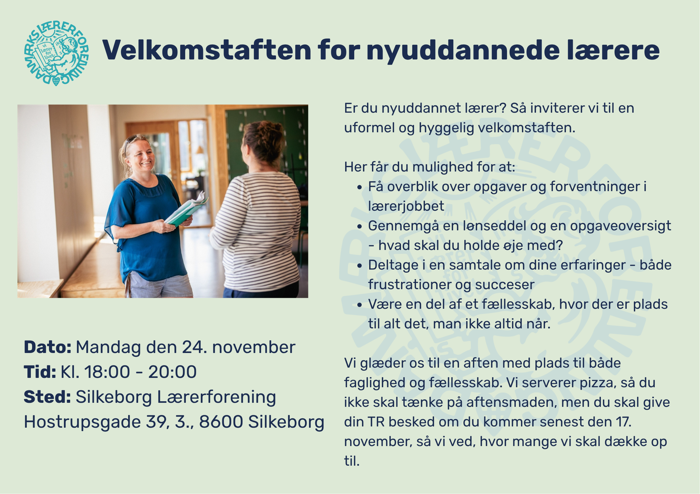 132+ +Velkomstaften+Nyuddannede